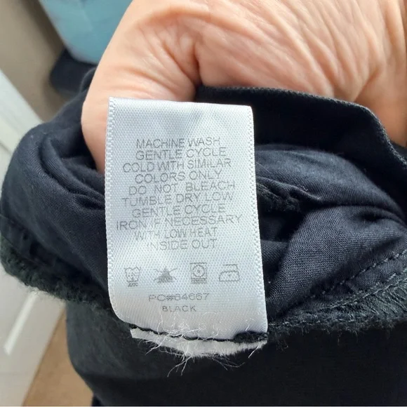 Evereve Black Cropped Ankle Pants Size 29 Stretch Tapered Workwear Chic - Picture 7 of 11